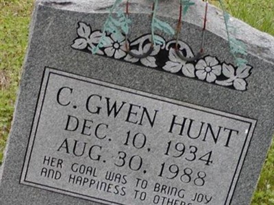 C. Gwen Hunt on Sysoon