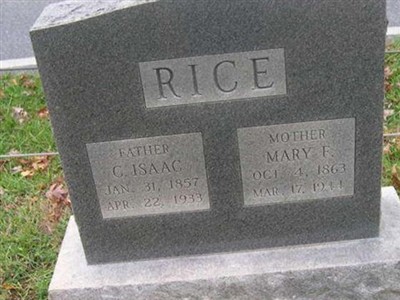 C. Issac Rice on Sysoon