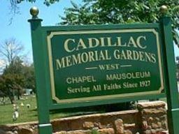 Cadillac Memorial Gardens-West on Sysoon