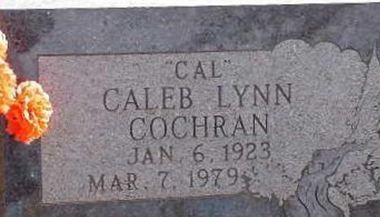 Caleb Lynn "Cal" Cochran on Sysoon