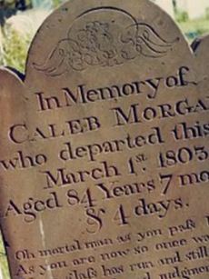 Caleb Morgan, Find a grave on Sysoon Caleb Morgan on Sysoon