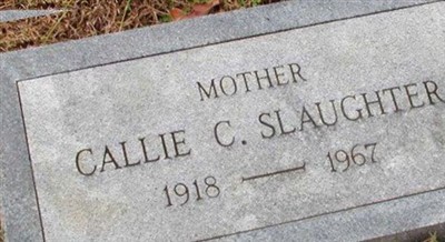 Callie C. Slaughter on Sysoon