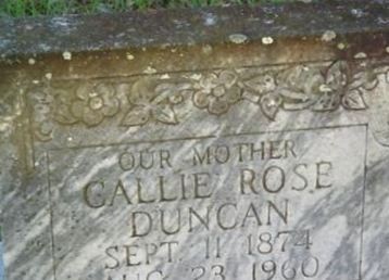 Callie Rose Duncan Duncan on Sysoon