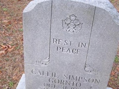Callie Simpson Gornto on Sysoon