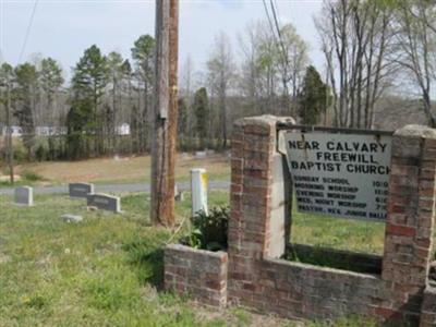 Near Calvary Freewill Baptist Church Cemetery on Sysoon