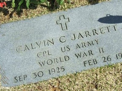 Calvin C Jarrett on Sysoon