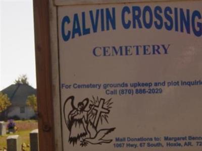 Calvin Crossing Cemetery on Sysoon