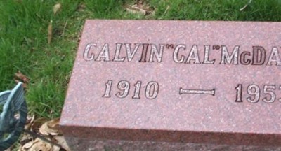 Calvin E (CAL) McDavid on Sysoon