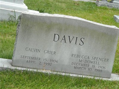 Calvin Grier Davis on Sysoon