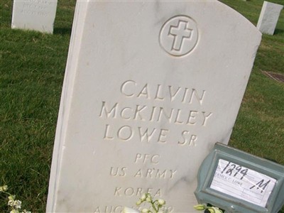 Calvin Mckinley Lowe, Sr on Sysoon