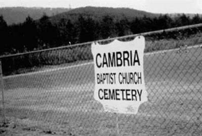Cambria Baptist Cemetery on Sysoon