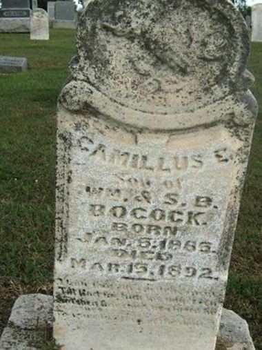 Camillus E Bocock on Sysoon
