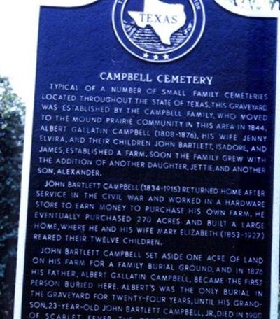 Campbell Family Cemetery on Sysoon