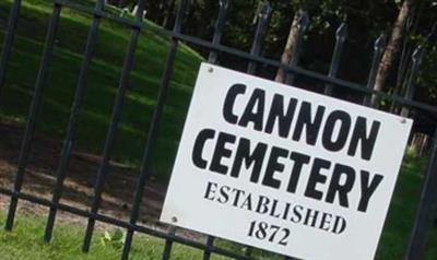 Cannon Cemetery on Sysoon