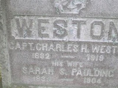 Capt Charles H. Weston on Sysoon