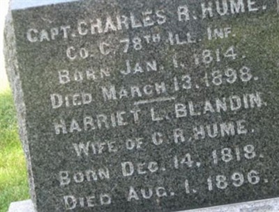 Capt Charles R. Hume on Sysoon