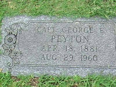 Capt George Eugene Peyton on Sysoon