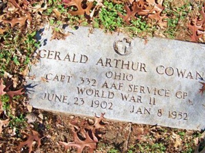 Capt Gerald Arthur Cowan on Sysoon