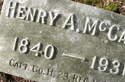 Capt Henry A. McCabe on Sysoon