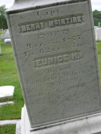 Capt Henry McIntire on Sysoon