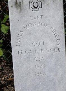 Capt James Monroe Briggs on Sysoon