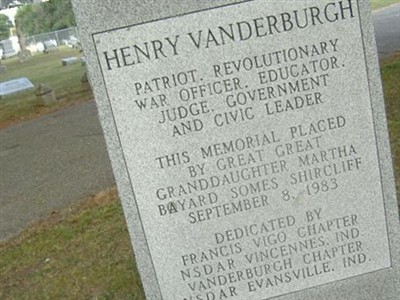 Capt Judge Henry Vanderburgh on Sysoon