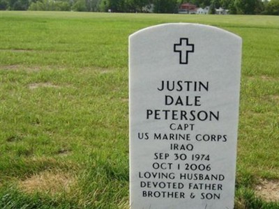 Capt Justin Dale Peterson on Sysoon