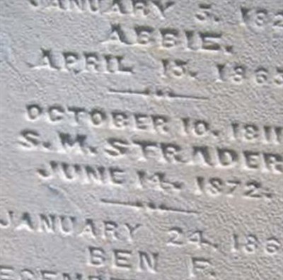 Capt Samuel McHenry Strader on Sysoon