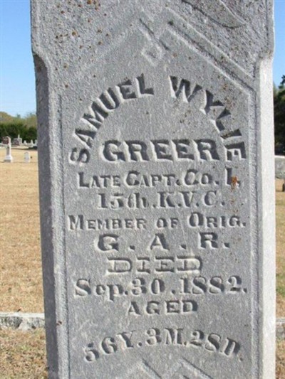 Capt Samuel Wylie Greer on Sysoon