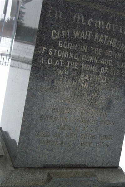 Capt Wait Rathbone on Sysoon