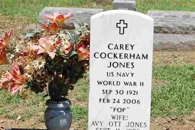 Carey Cockerham "Pop" Jones on Sysoon
