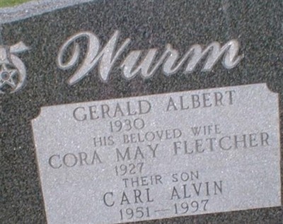 Carl Alvin Wurm on Sysoon