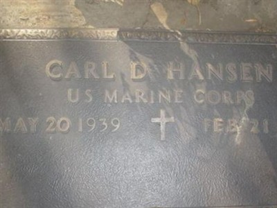 Carl D Hansen, Find a grave on Sysoon Carl D Hansen on Sysoon