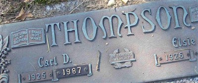 Carl Dillard Thompson on Sysoon