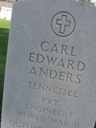 Carl Edward Anders on Sysoon