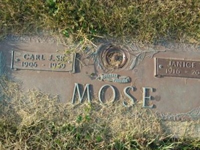 Carl J Mose, Sr on Sysoon