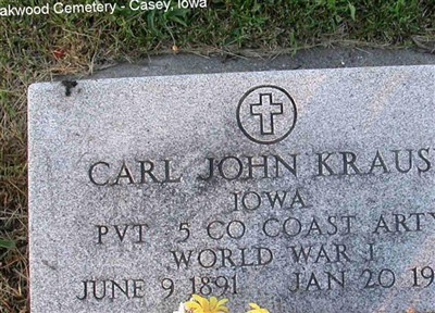 Carl John Krause on Sysoon