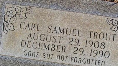 Carl Samuel Trout on Sysoon