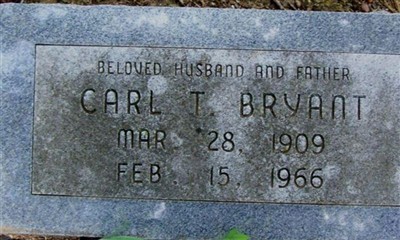 Carl T Bryant on Sysoon