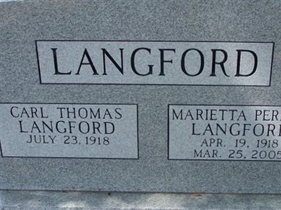 Carl Thomas Langford on Sysoon