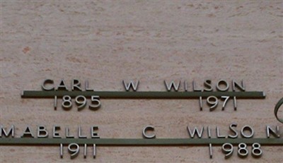 Carl W Wilson on Sysoon