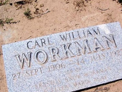 Carl William Workman on Sysoon