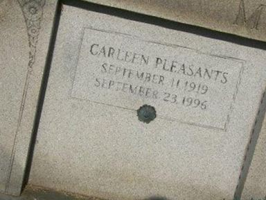 Carleen Plesants Marks on Sysoon