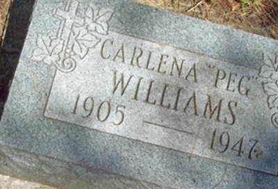 Carlena "Peg" Cronkleton Williams on Sysoon