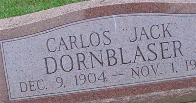 Carlos "Jack" Dornblaser on Sysoon
