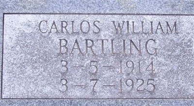 Carlos William Bartling on Sysoon