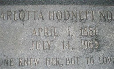 Carlotta Hodnett Nolan on Sysoon