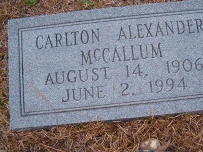 Carlton Alexander McCallum on Sysoon