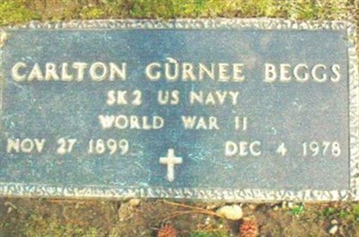 Carlton Gurnee Beggs on Sysoon