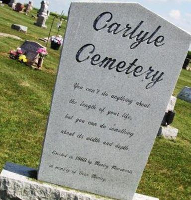 Carlyle Cemetery on Sysoon